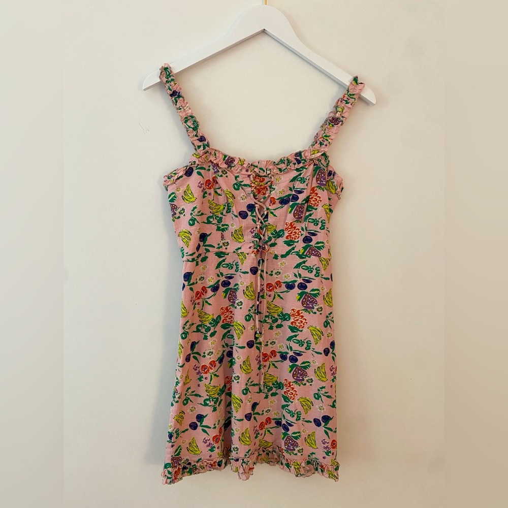 Urban Outfitters Robin Lace Up Mini Dress